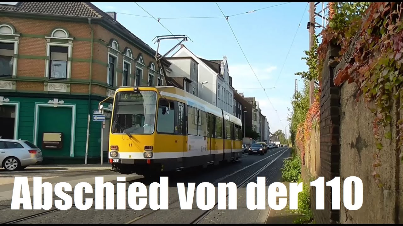 Abschied von der Linie 110 in Mülheim am 3.10.2015