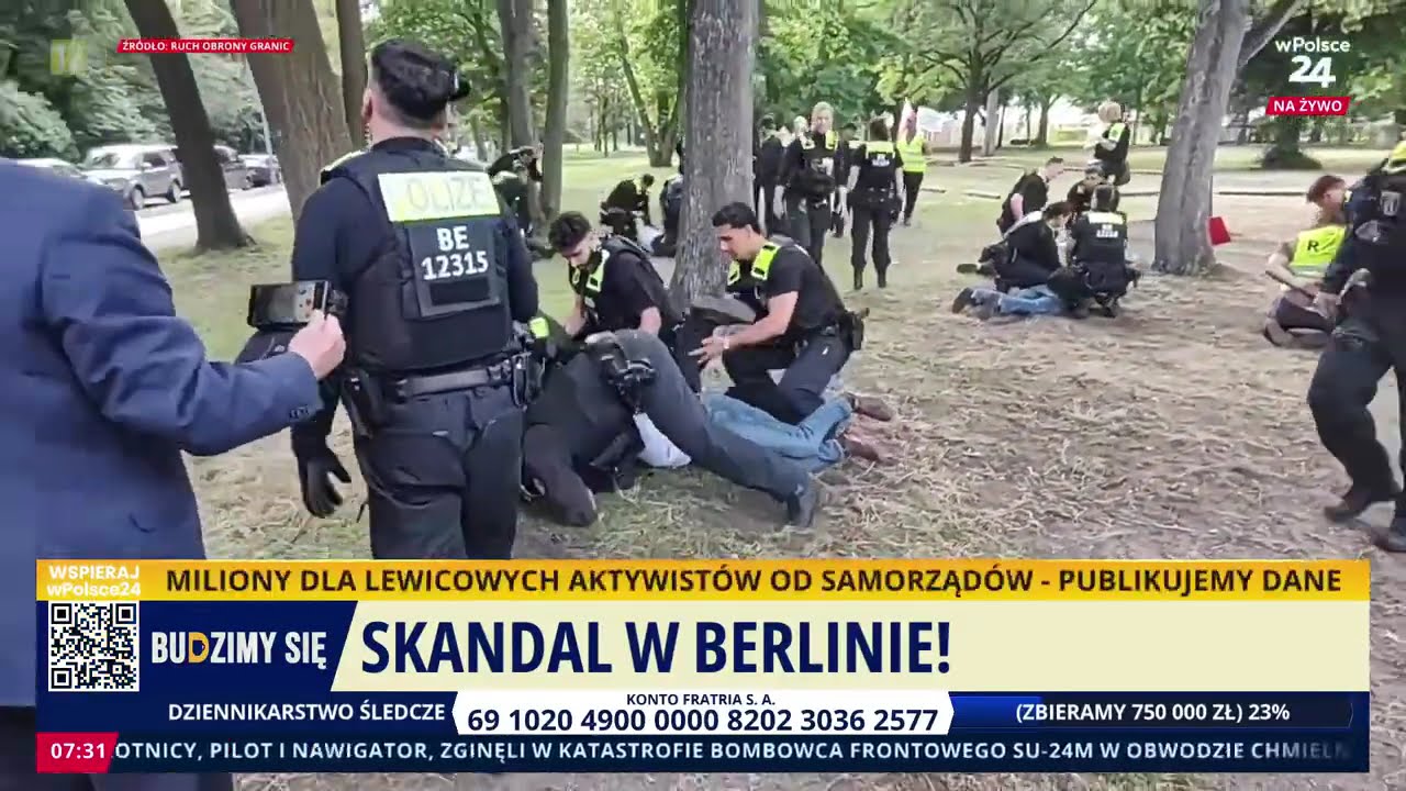 Polacy pobici w Berlinie za KRZYŻ i pamięć o ofiarach wojny?! Bąkiewicz ze złamanymi żebrami