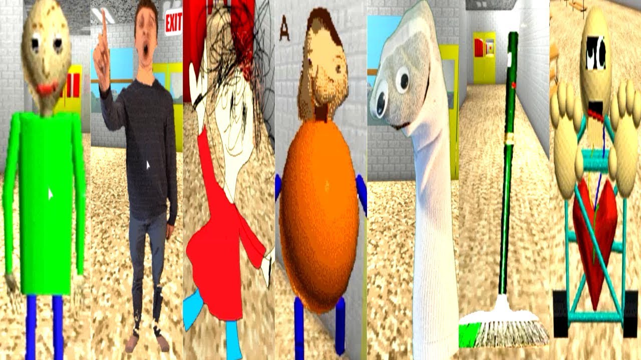 Baldi's Basics Roblox - Play as All Characters [NEW 2018]