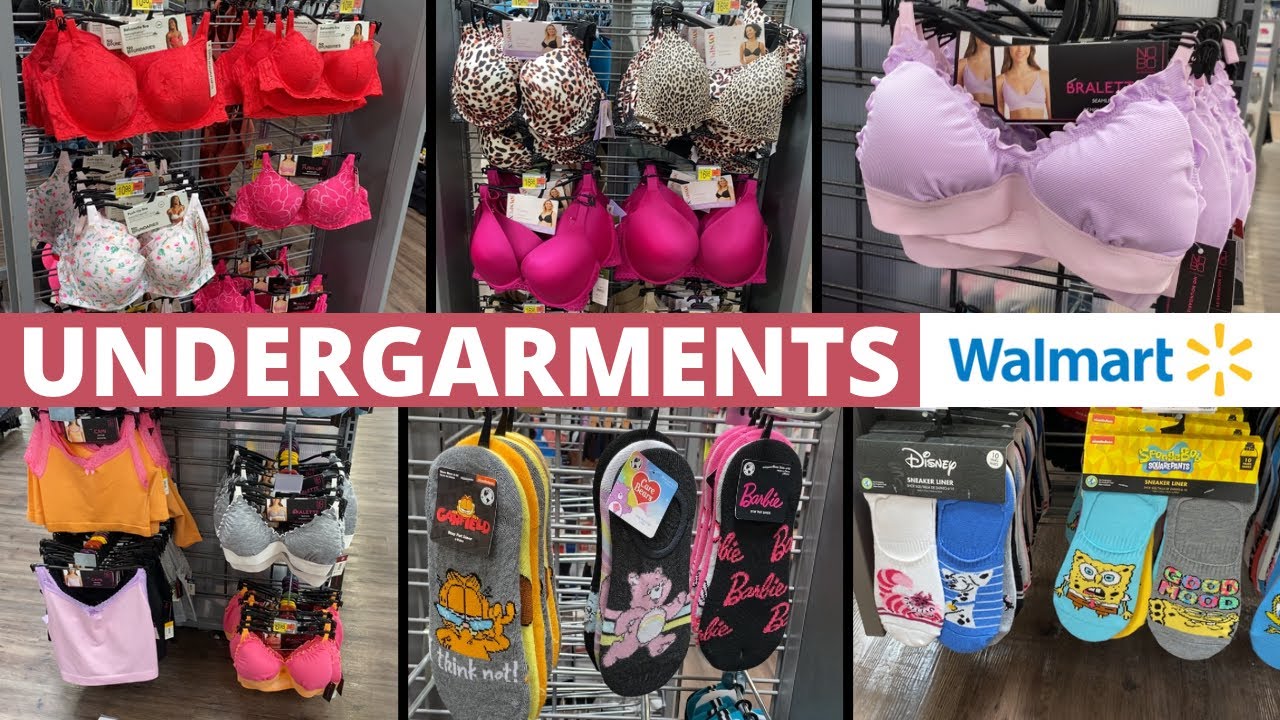 💛NEW WALMART UNDERGARMENTS ARE IN STOCK‼️WALMART SHOP WITH ME | WALMART INTIMATES | WALMART BRAS