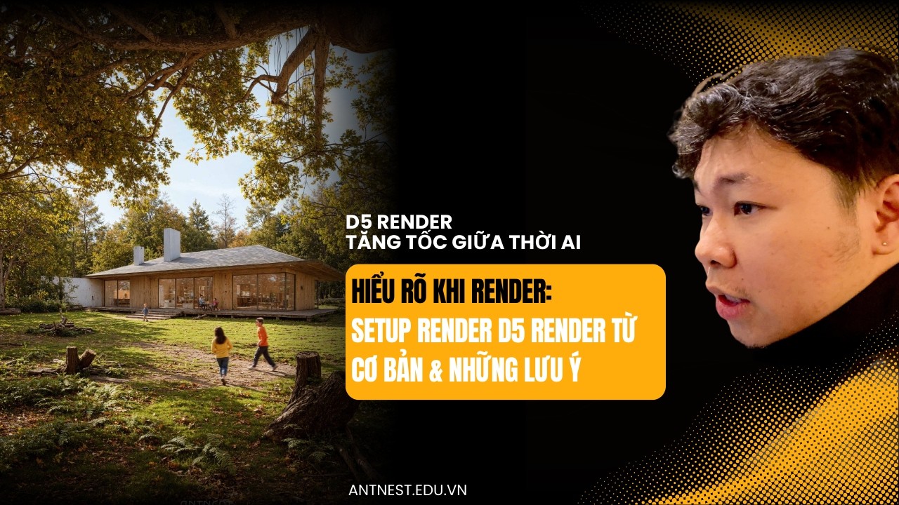 Hiểu rõ khi Render: setup render D5 Render từ cơ bản & những lưu ý