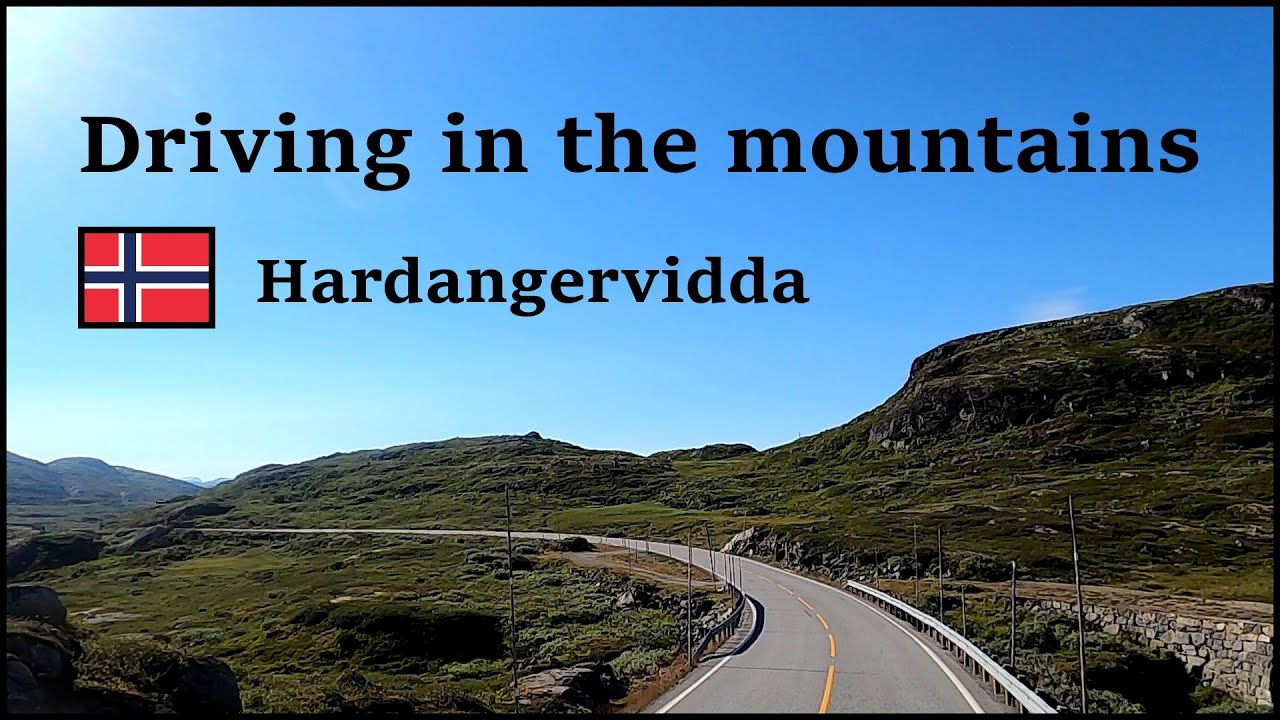 Driving in Norway 🚗 Hardangervidda 🌞 beautiful scenic drive