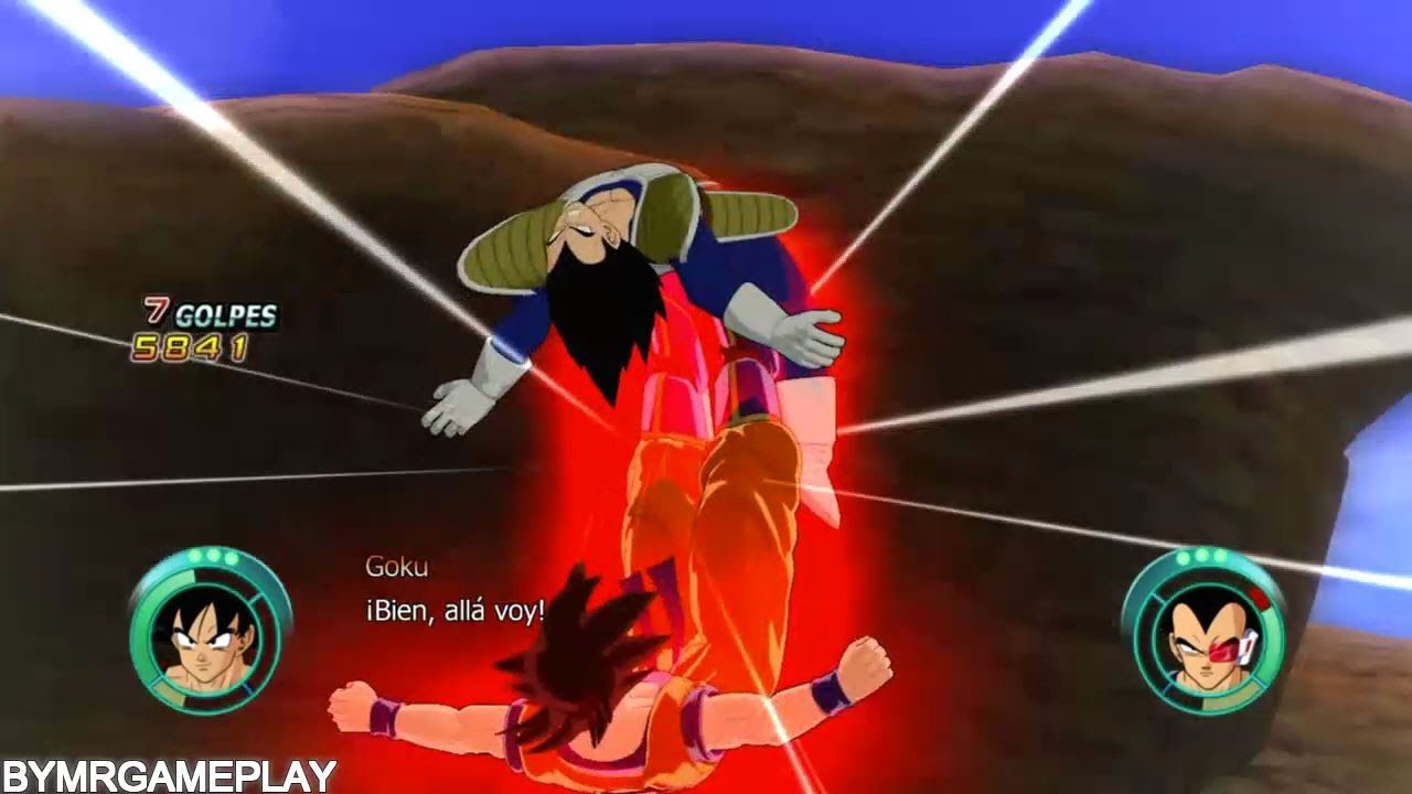 Dragon Ball: Raging Blast Saga Saiyans  Goku vs Vegeta  #7
