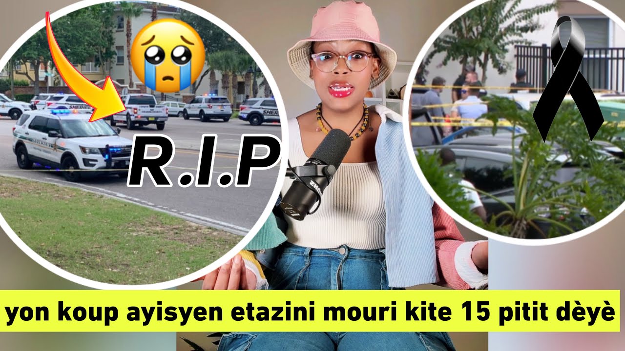 Gwo dram🇺🇸yon koup ayisyen kite 15 pitit dèyè aprè mari a finn touye madanm li,li touye tèt li aprè
