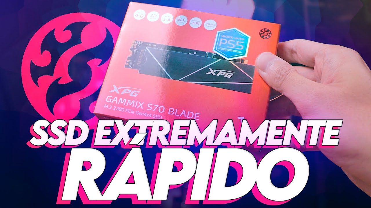 O SSD mais RÁPIDO que eu já tive! XPG GAMMIX S70 BLADE (7400MBs / 6800MBs)