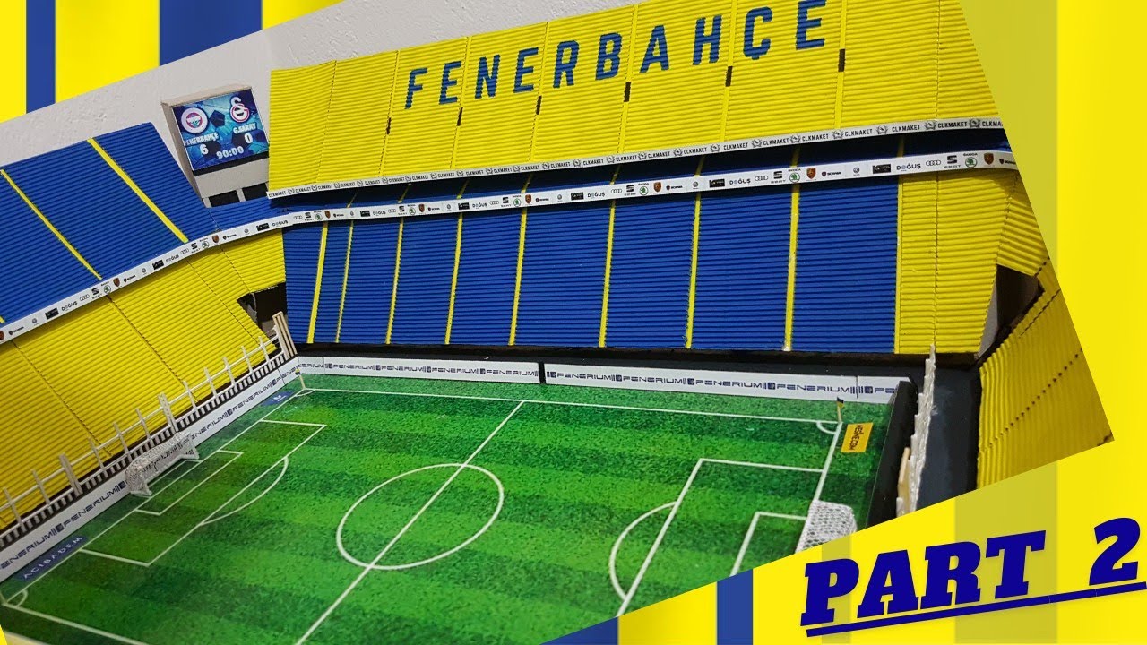 fenerbahçe şükrü saraçoğlu stadı ( 2.bölüm )  #fenerbahçe #stadium #model