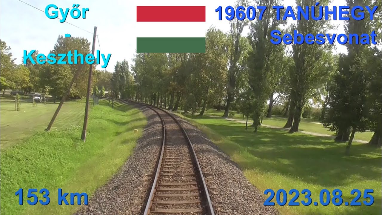 Route Győr-Pápa-Celldömölk-Ukk-Sümeg-Tapolca-Keszthely, 19607 TANÚHEGY Se (Győr-Keszthely)