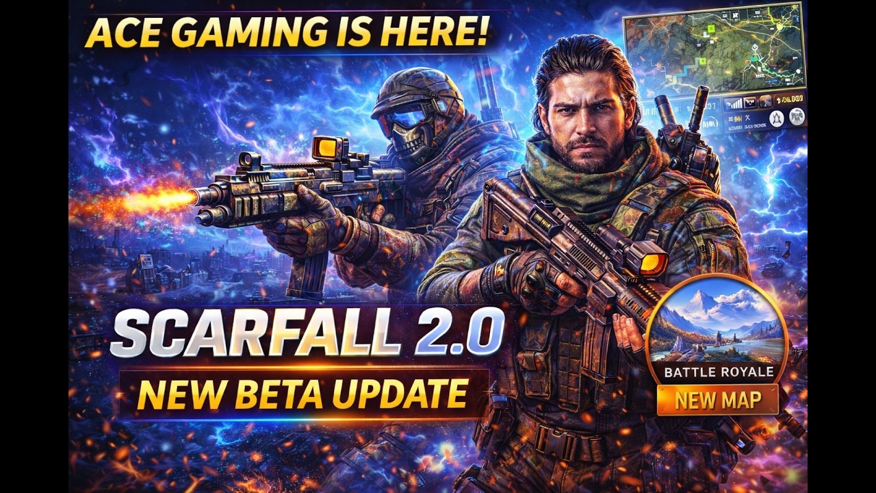 🔴 ACE GAMING IS HERE | SCARFALL 2.0 NEW BETA UPDATE ⚡ Epic Gameplay!