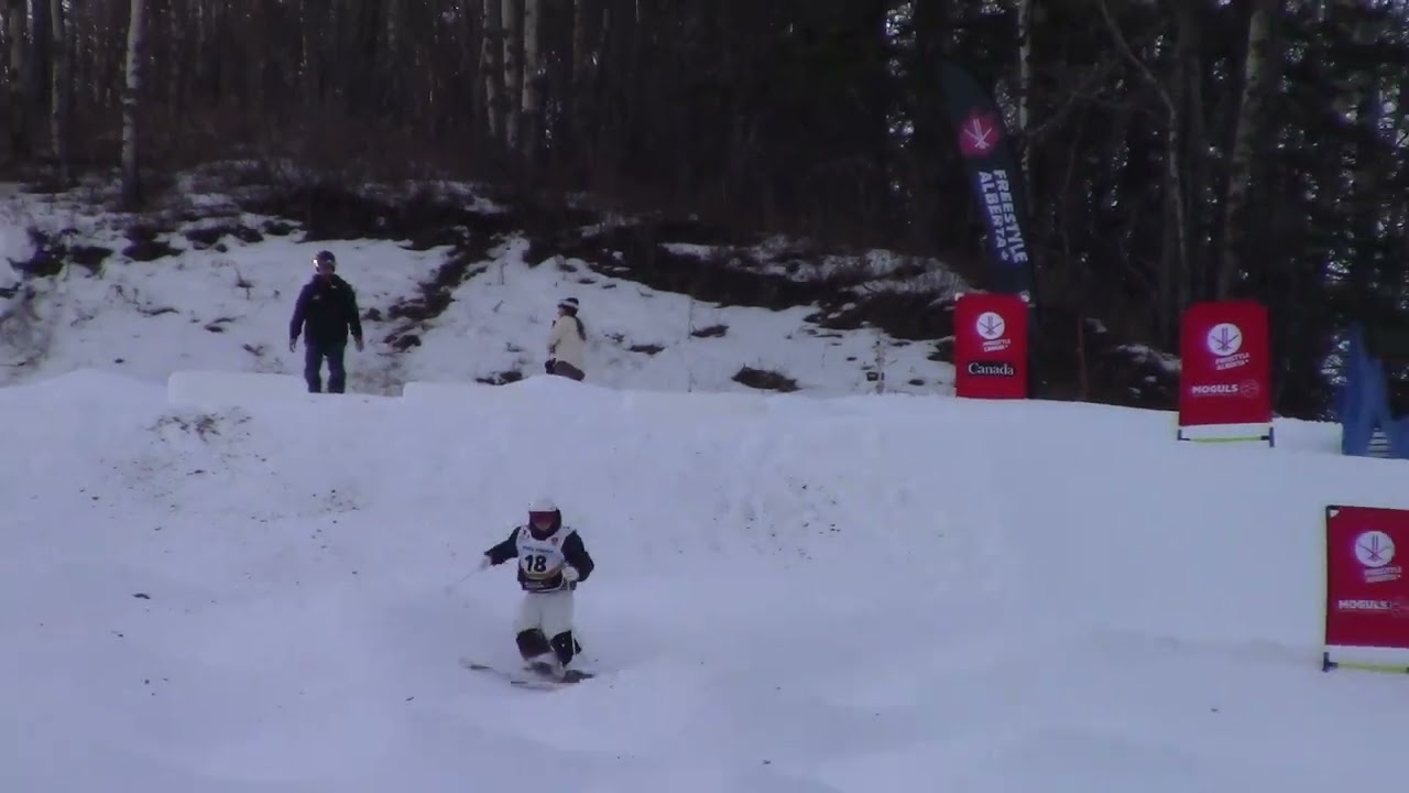 Alastair 15th place run -- U18 Canada Cup Dev single moguls (January 31, 2026)