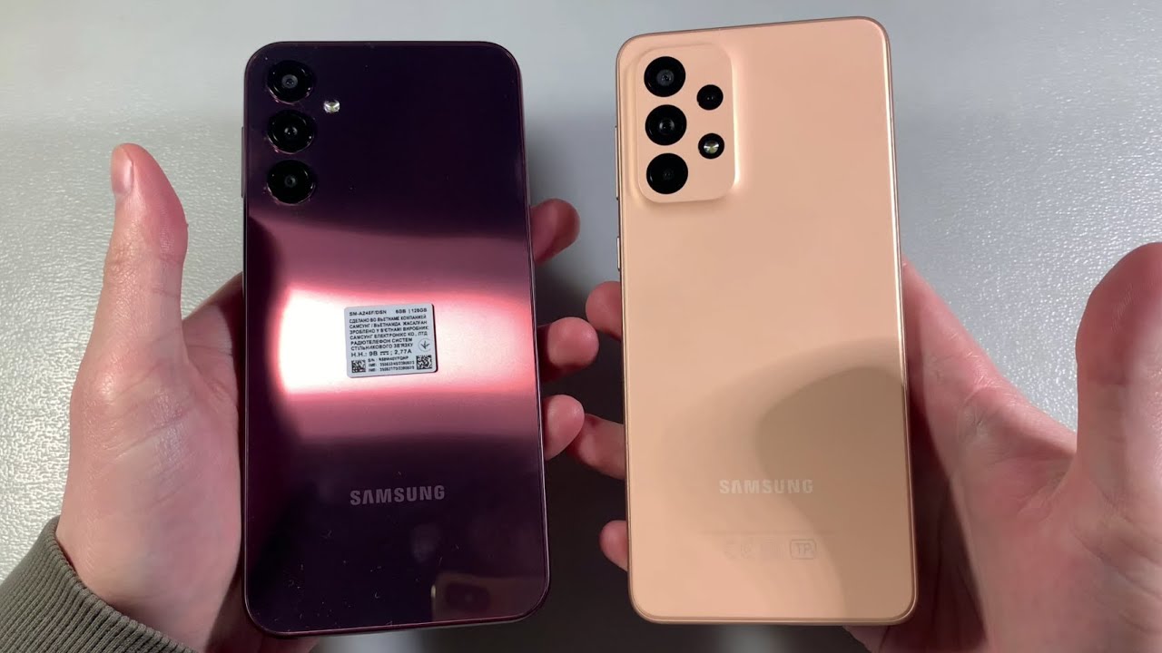 SAMSUNG GALAXY A24 vs SAMSUNG GALAXY A33