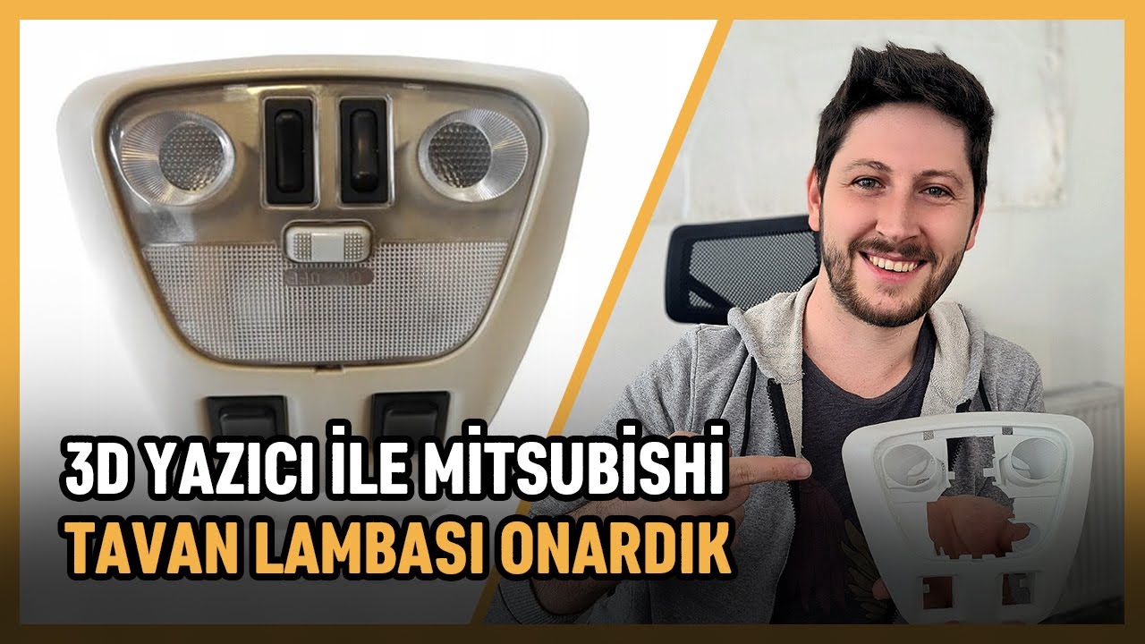 👉 3 Boyutlu Yazıcı İle Aracın Tavan Lambasını Yeniden Üretmek Yerine Tamir Ettik 👍