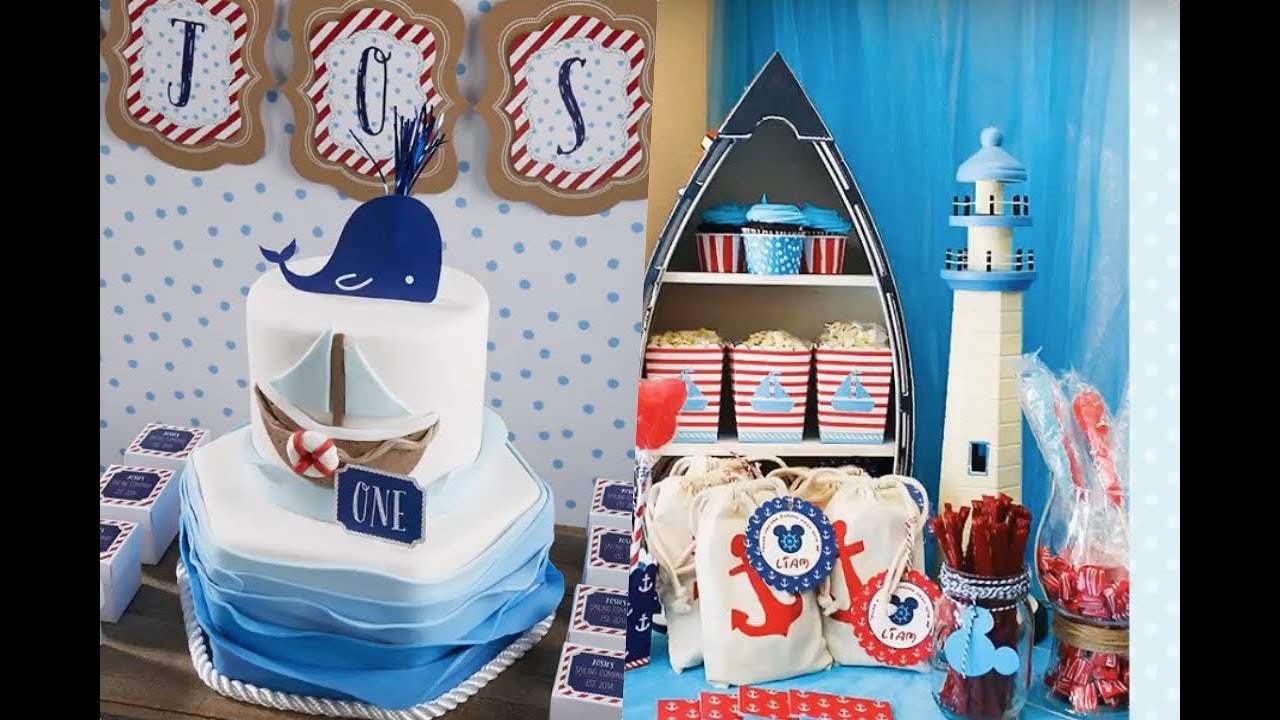 Decoración de fiesta nautica