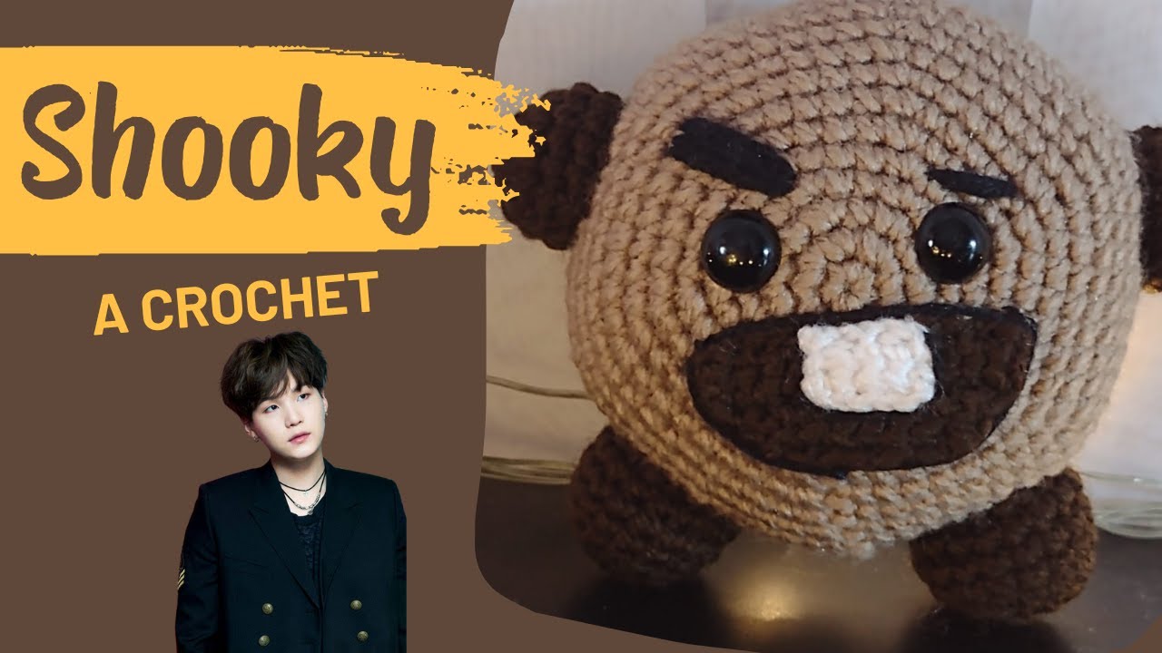 Como hacer a Shooky a CROCHET / BT21