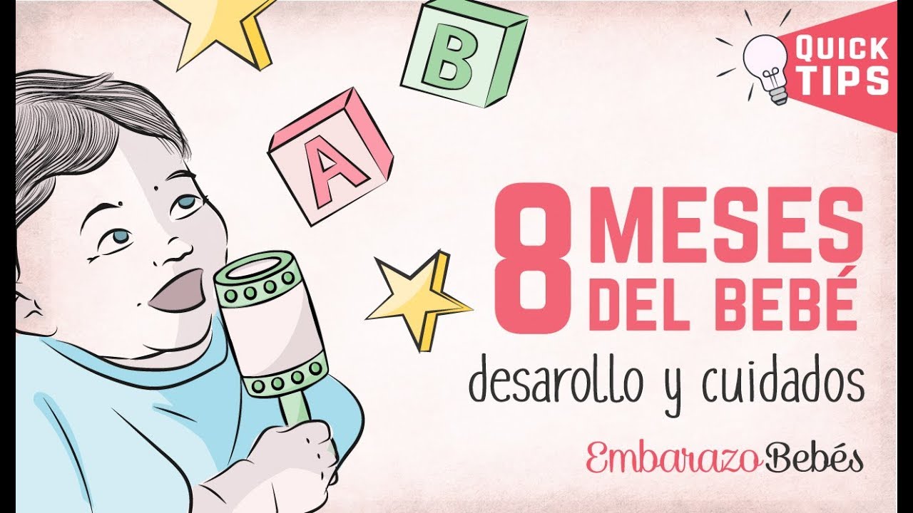 OCTAVO MES del bebé | 8 MES | Desarrollo y cuidados 🏠✅