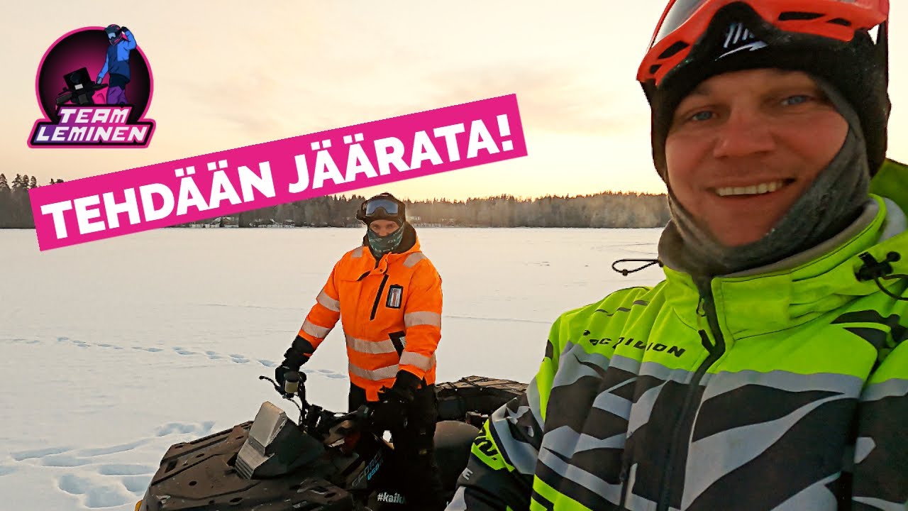 TEHDÄÄN JÄÄRATA! - Zamboonikone vauhdissa!