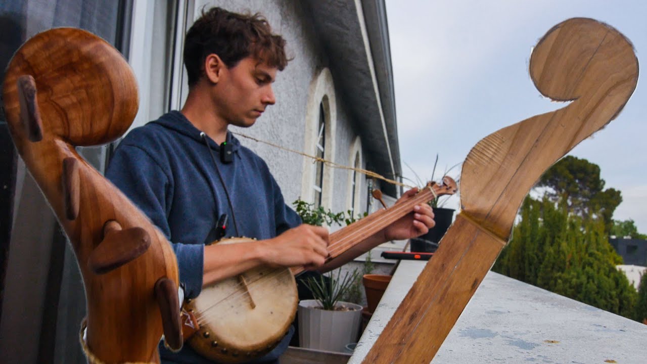 Applewood Gourd Banjo FULL BUILD