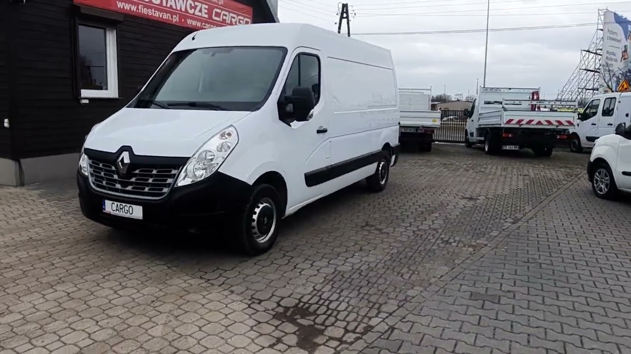 Renault Master L2H2 2,3 110km  Średniak  Klima Tempomat Hak