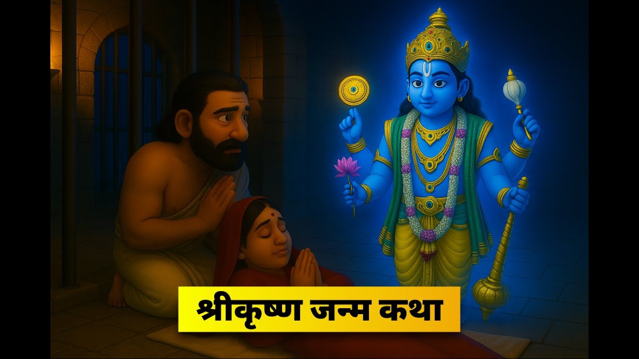 श्रीकृष्ण जन्म कथा | Shri Krishna Birth Story in Hindi | जन्माष्टमी की पावन कथा
