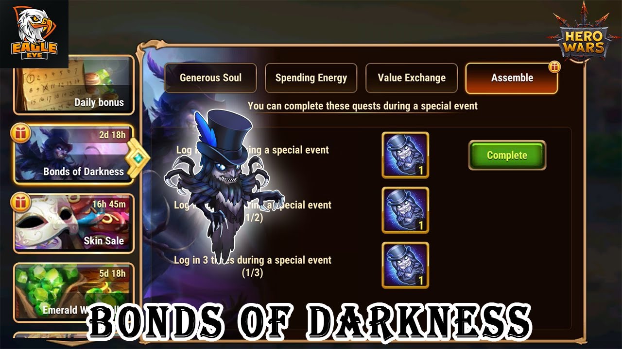 Phobos Event - Bonds of Darkness | Hero Wars Mobile