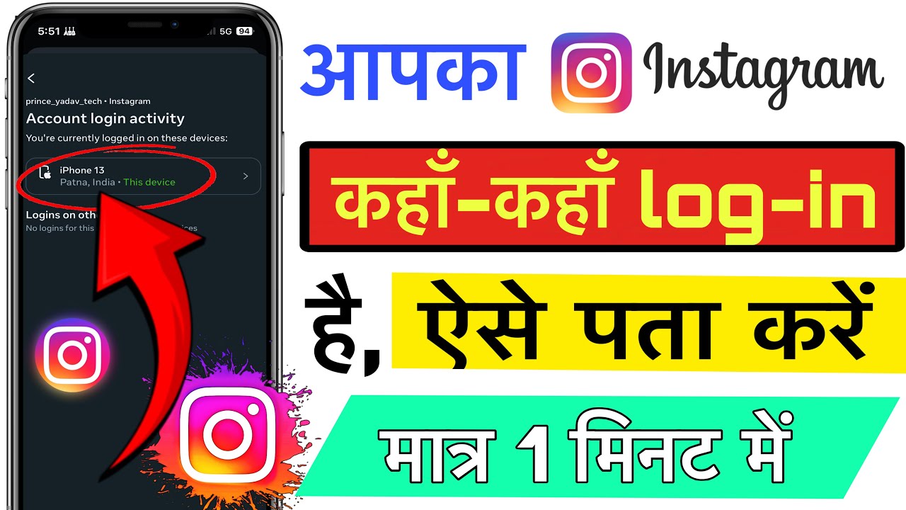 Instagram ID Kaha Kaha Login Hai Kaise Pata Kare 2026 | Where You’re Logged In on Instagram Account 