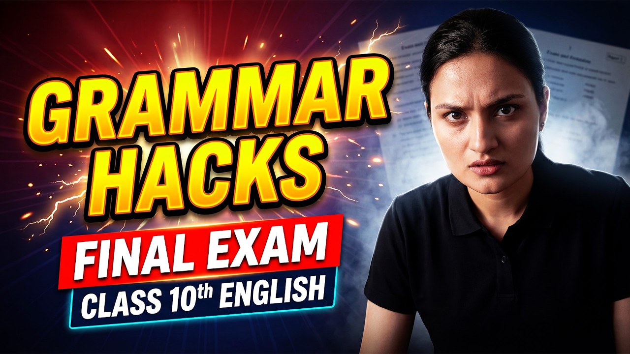 Class 10th English Grammar Hacks To Score Full Marks | Class 10th CBSE Boards 2026 🚀🚀