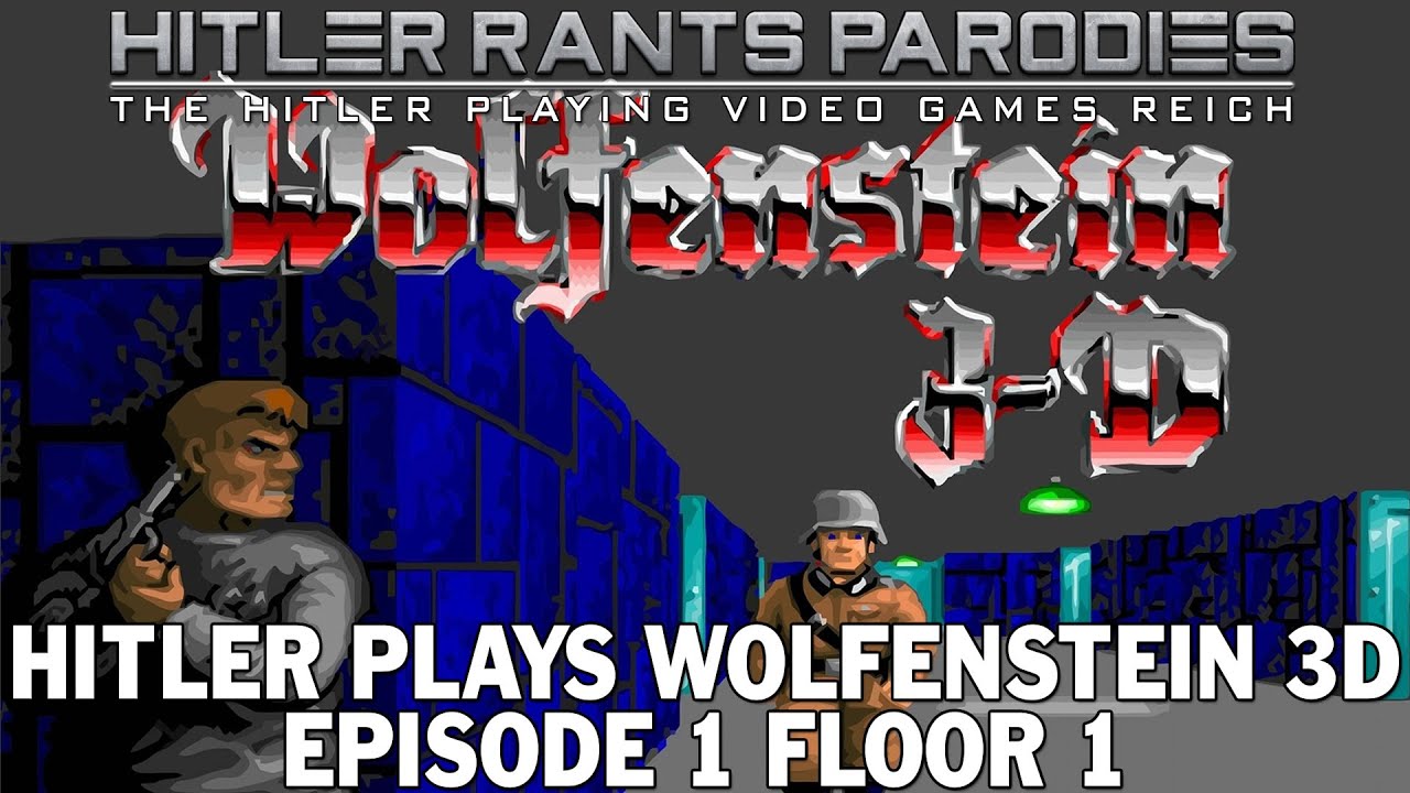 Hitler plays Wolfenstein 3D - Level 1, Floor 1