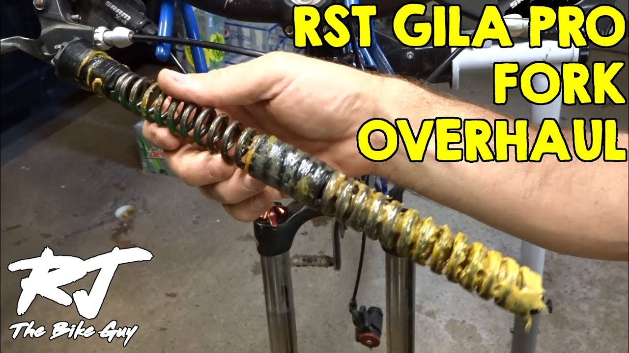 RST Gila Pro Fork Service - Disassemble/Clean/Lube/Re-assemble