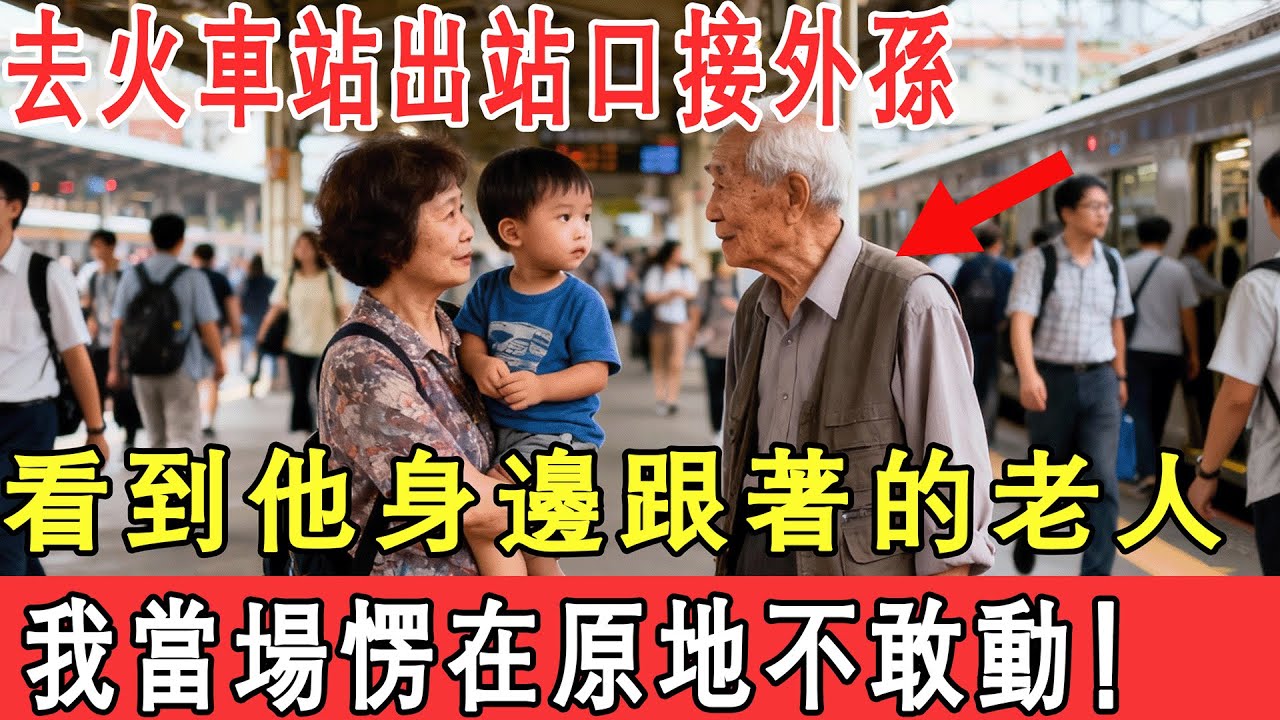 去火車站出站口接外孫，看到他身邊跟著的老人，我當場愣在原地不敢動！