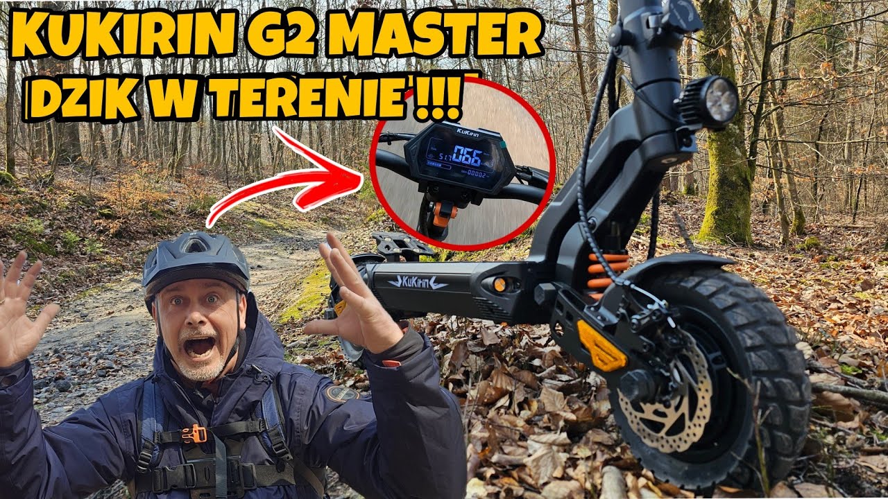 TO ZRYWA ASFALT !!! KUKIRIN G2 MASTER !!! DZIK W TERENIE  !!!