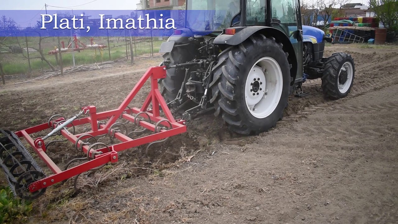 Καλλιεργητάκι - ( Cultivating ) with New Holland TN75FA ( Part 1 )