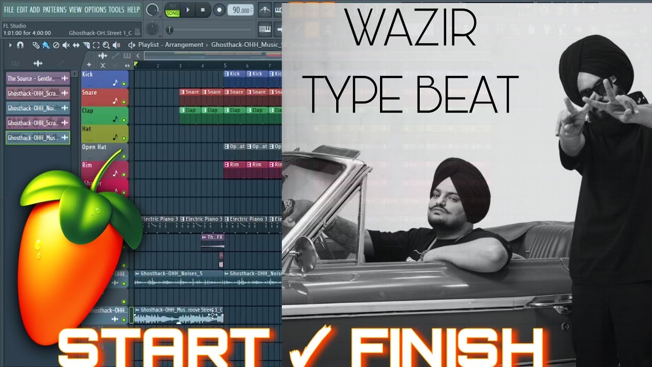 Wazir Patar X Sidhu Moosewala type beat in FL STUDIO (Beat Making Course)