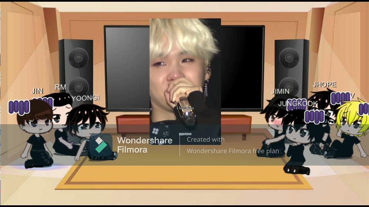 Past bts react to yoongi suga