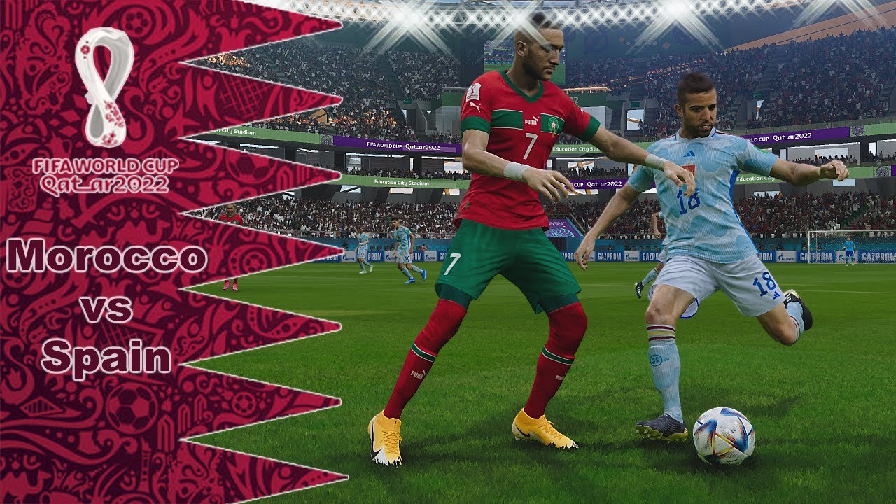 PES 2021 - Morocco vs Spain - World Cup 2022
