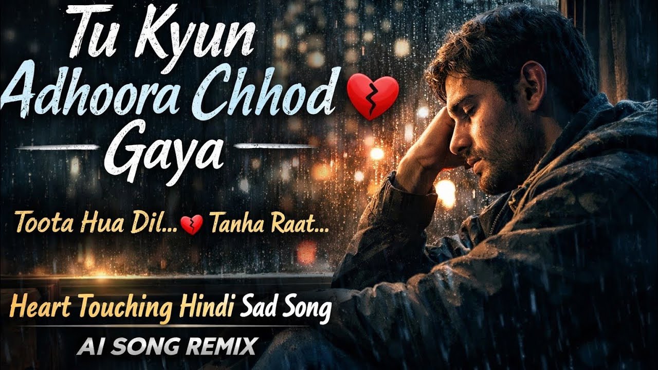 Tu Kyun Adhoora Chhod Gaya | Heart Touching Hindi Sad Song | AI SONG REMIX