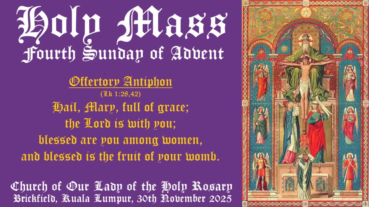 Offertory Antiphon, 4th Sunday of Lent 2025, Holy Rosary Church KL, HRC KL SMAC