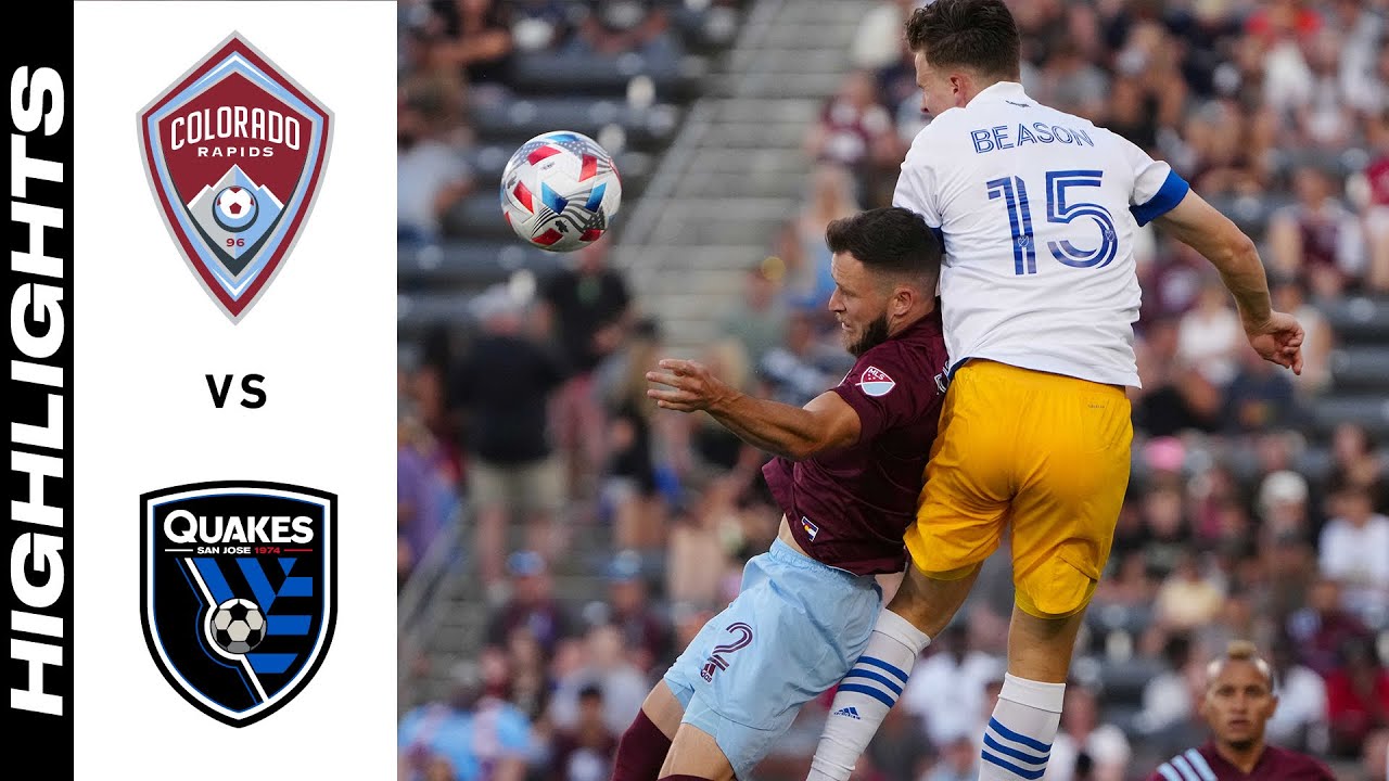 HIGHLIGHTS: Colorado Rapids vs. San Jose Earthquakes | July 17, 2021