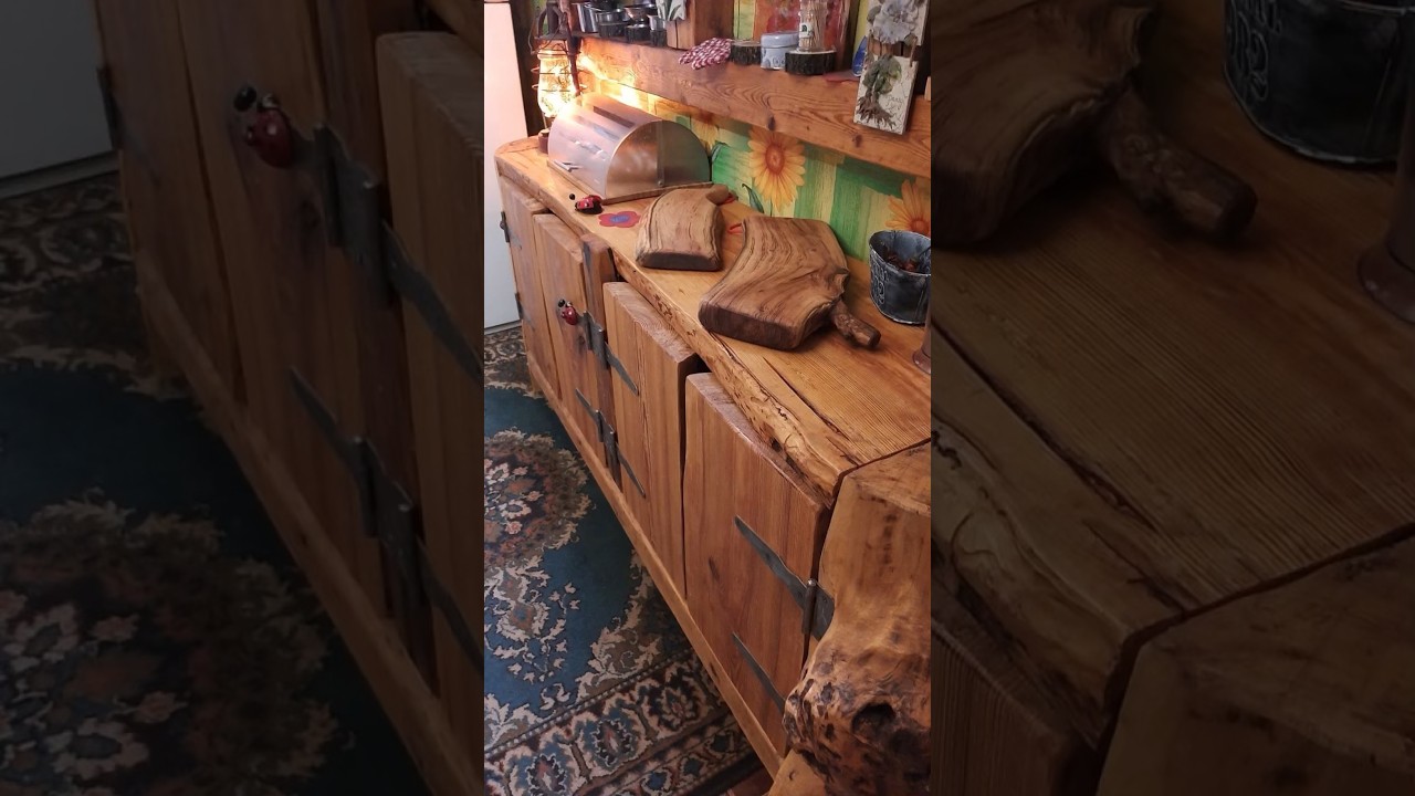 Кухня из дерева как сделать 🏠