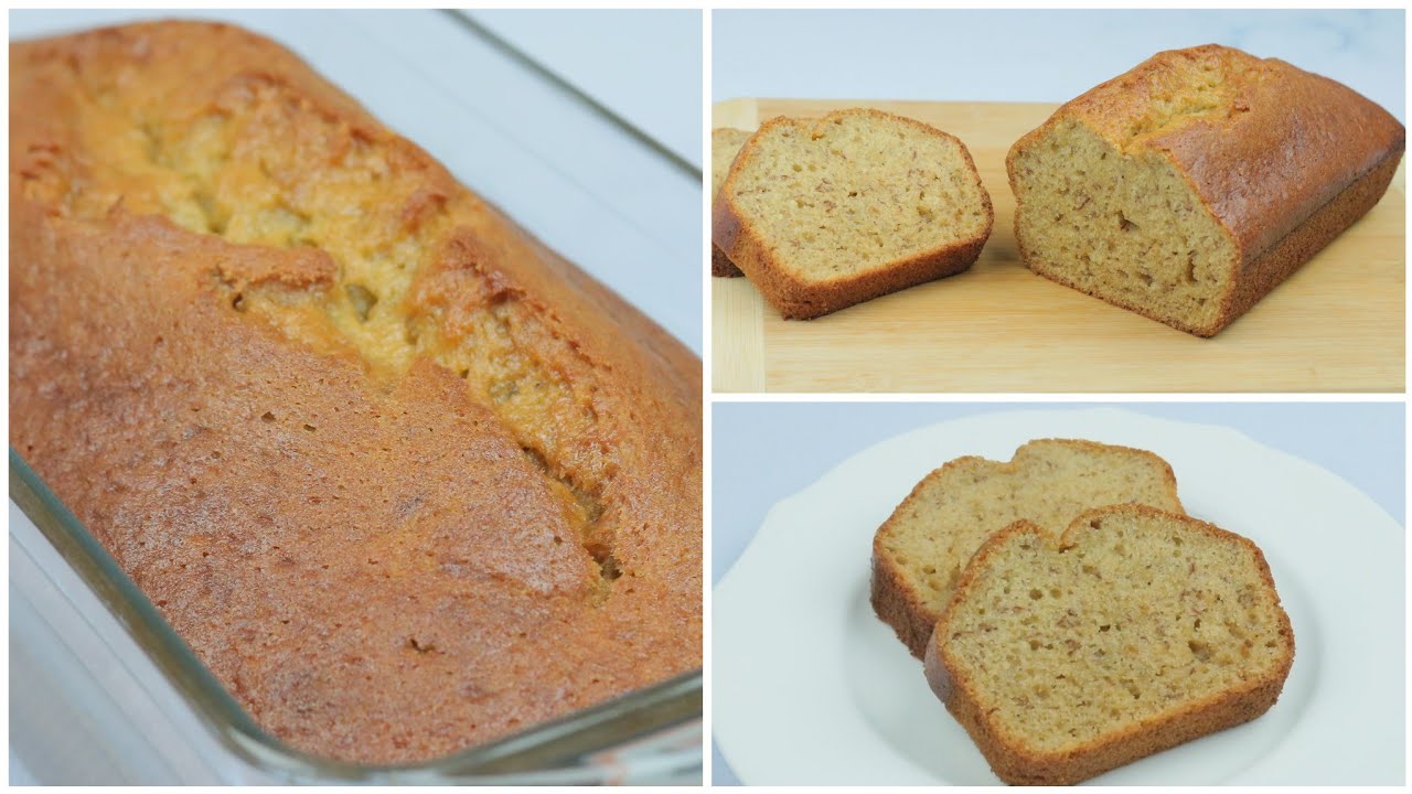 Moist Banana Pound Cake Recipe | Banana Pound Cake Recipe Without Butter