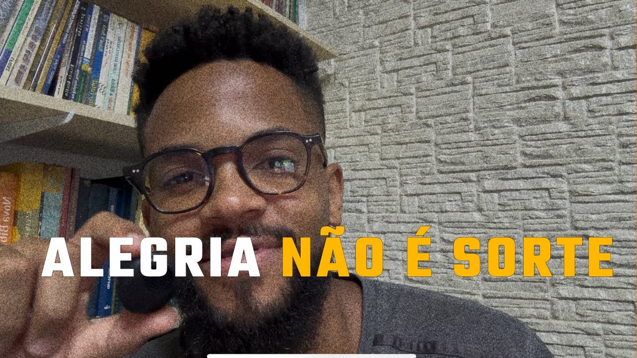Alegria não é ausência de problemas. Pare de esperar. 