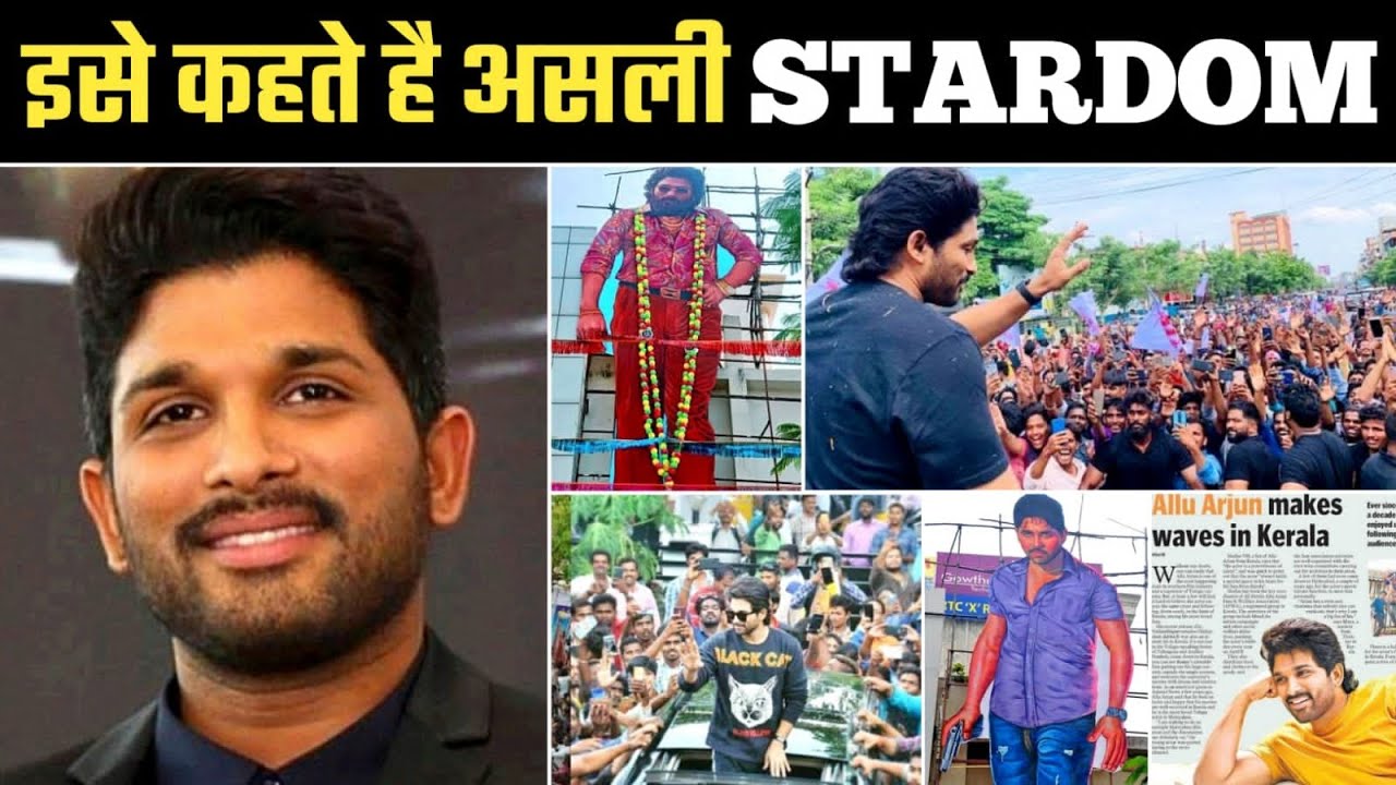 Allu Arjun Stardom In North🔥| Allu Arjun Craze In India | Allu Arjun Stardom In Andra & Telangana
