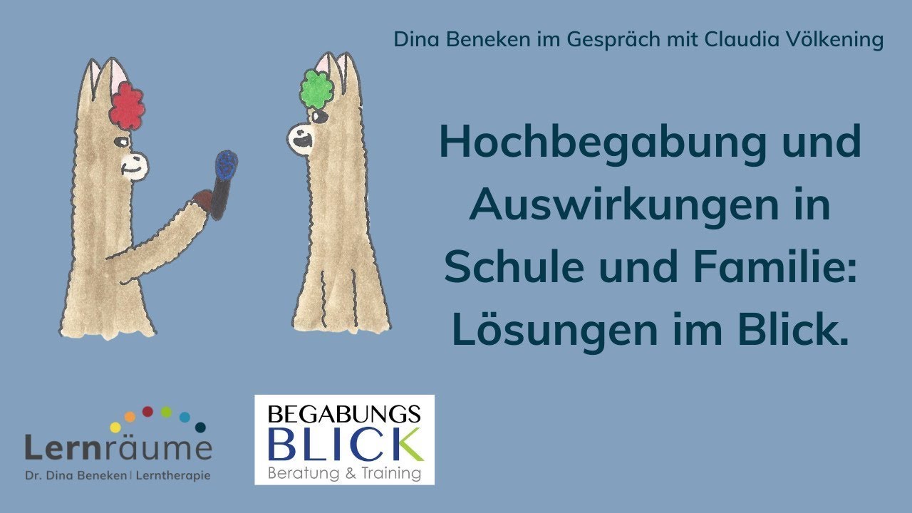 Hochbegabung und Auswirkungen in (Grund)schule und Familie - im Gespräch mit Claudia Völkening