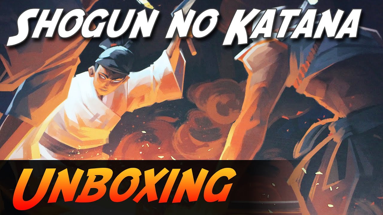 Shogun no Katana - Brettspiel Unboxing (Placentia Games / Post Scriptum)