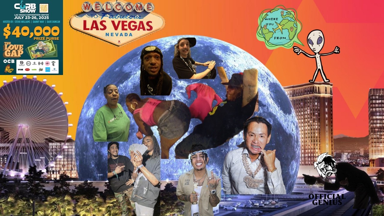 LAS VEGAS TRADE SHOWS, SKATEBOARDING, STREET INTERVIEWS AND FIGHTS!