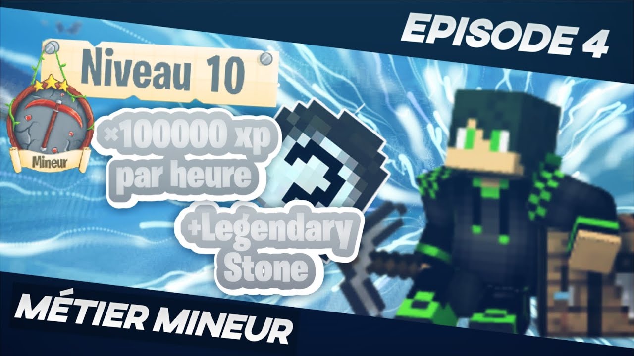 Comment faire +100k xp pour le métier de mineur en 1h | Paladium - Ep 4