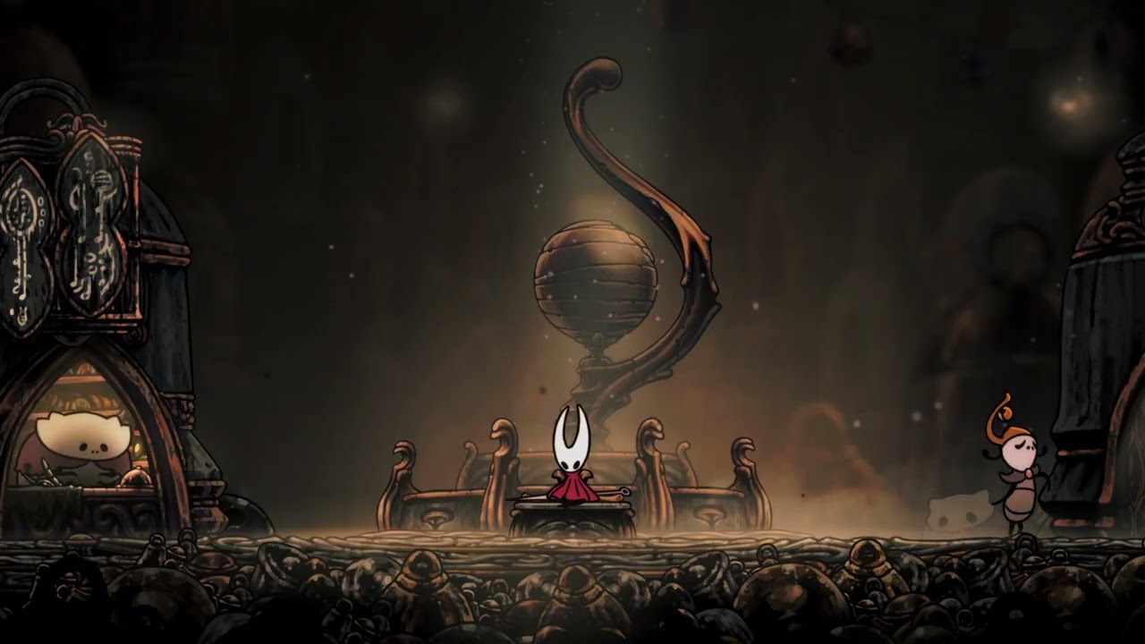Hollow Knight: Silksong ~ 1hr Bellhart Plaza Ambience With Music [4K]