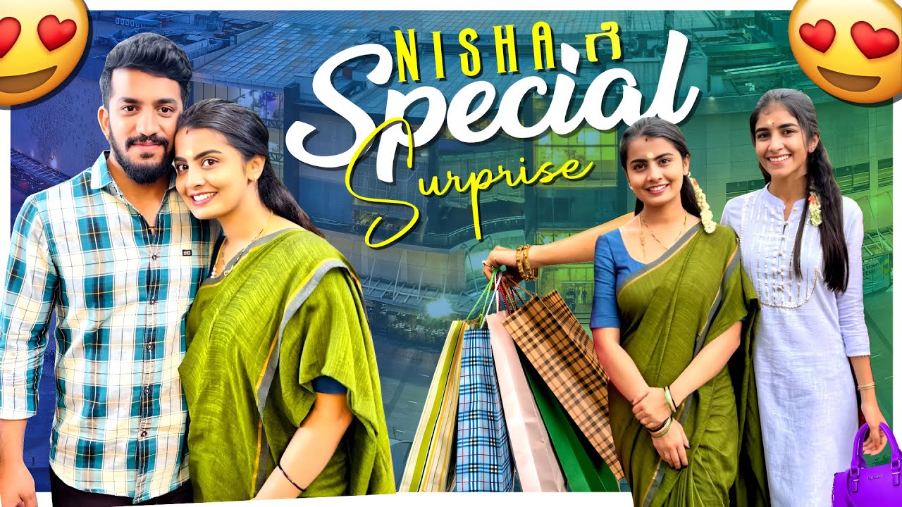 Nishaಗೆ Surprise 😅 | Madhu Gowda #madhugowda #nikhilnisha