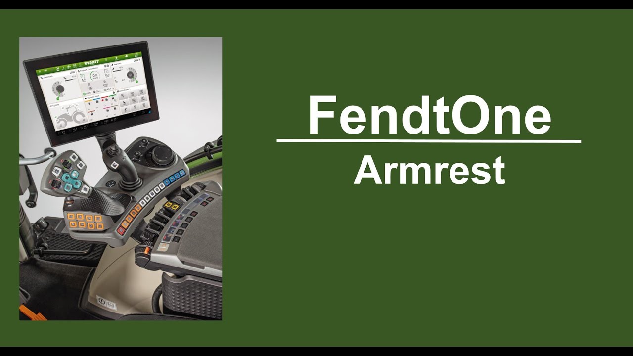FendtOne Armrest