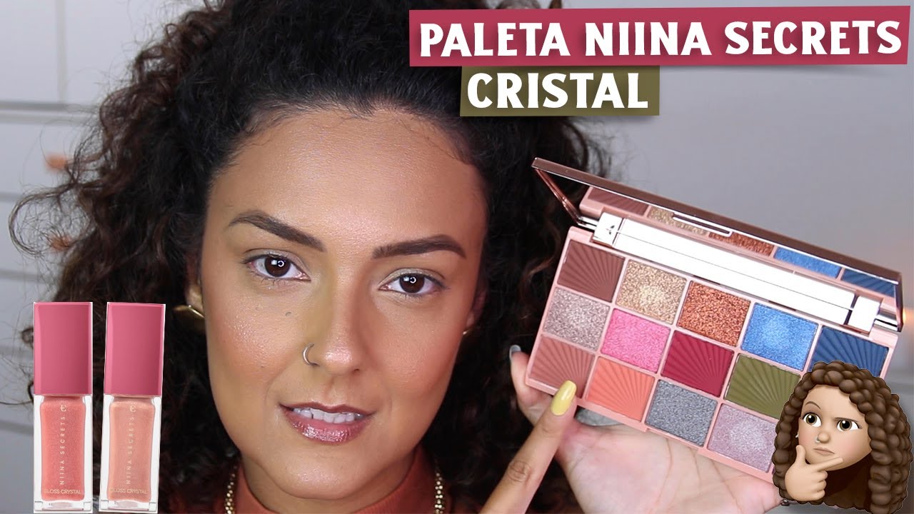 NOVA PALETA NIINA SECRETS CRYSTAL 🎨
