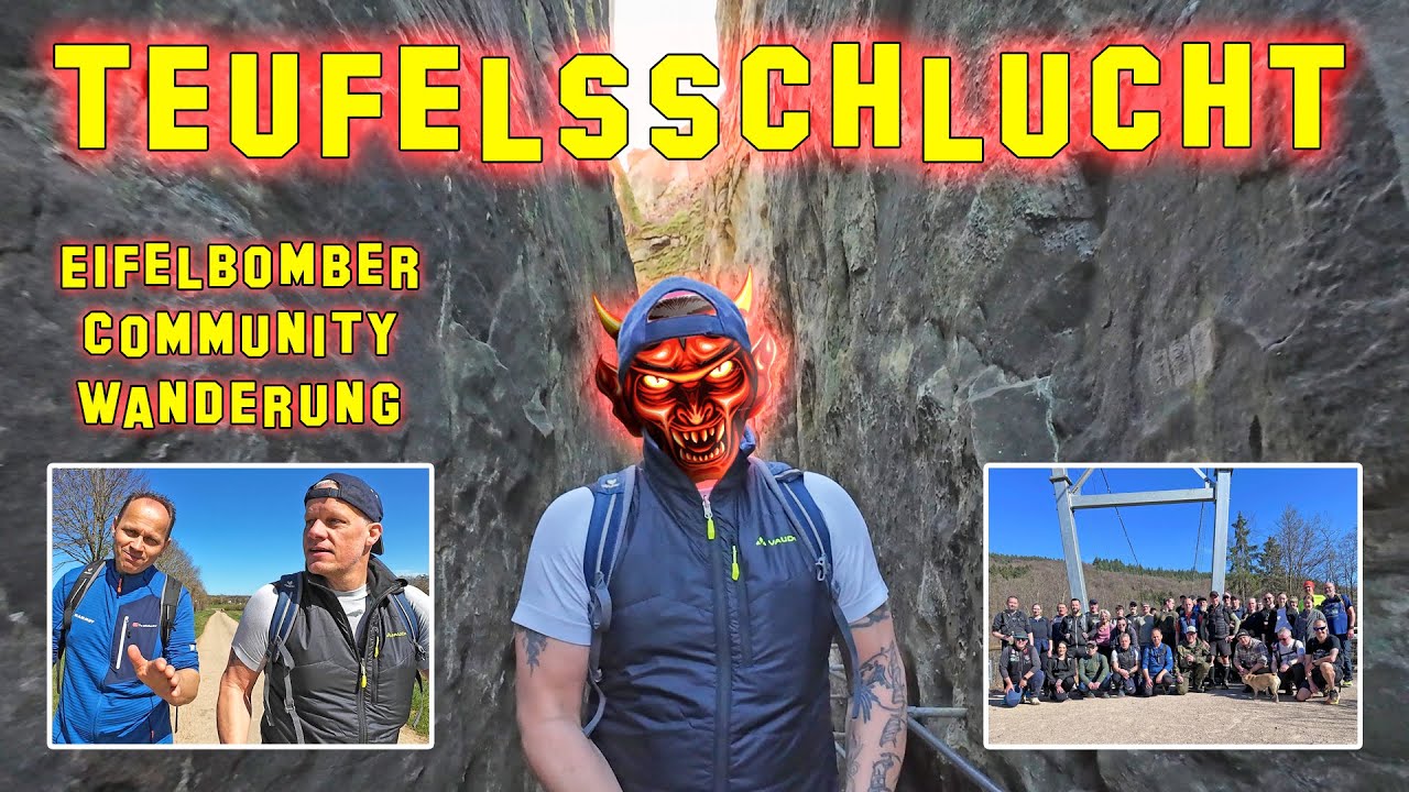 Teufelsschlucht - Eifelbomber Community Wanderung in der Südeifel