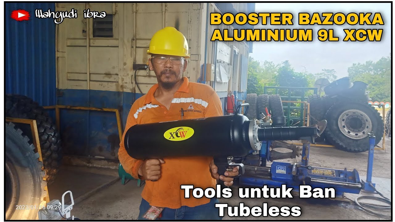 BOOSTER BAZOOKA ALUMINIUM 9L XCW - Alat pengisian Angin Ban Tubeless